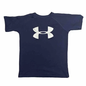 Boy’s Under Armour Short Sleeve Blue Shirt - Size Small - Picture 1 of 2