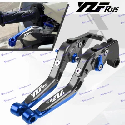 For YAMAHA YZF-R125 2008-2020 Motorcycle Extendable CNC Brake Clutch Levers - Image 1 of 3