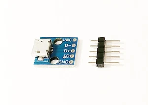 CONECTOR MICRO USB 5 PIN HEMBRA FEMALE ADAPTADOR A PROTOBOARD CONECTOR - Bild 1 von 1