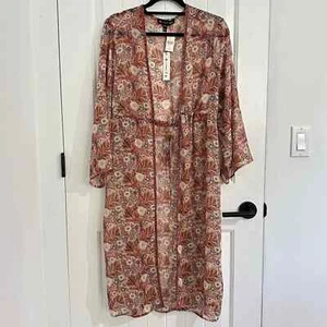 Neu mit Etikett Anthropologie R.—YA Staubtuch mit Blumendruck Größe Einheitsgröße - Bild 1 von 8