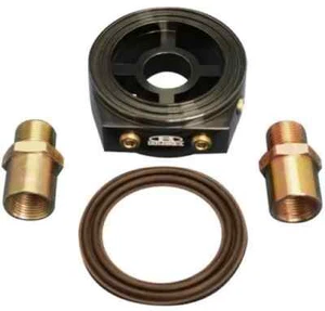 Blox Racing Oil Filter Block Adapter - Black part #BXGA-00105-BK Universal Fit - Picture 1 of 1