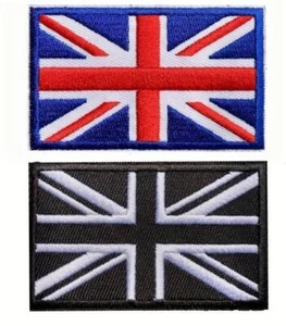 Embroidered Union Jack British Patch Iron On/ Sew On - Picture 1 of 11