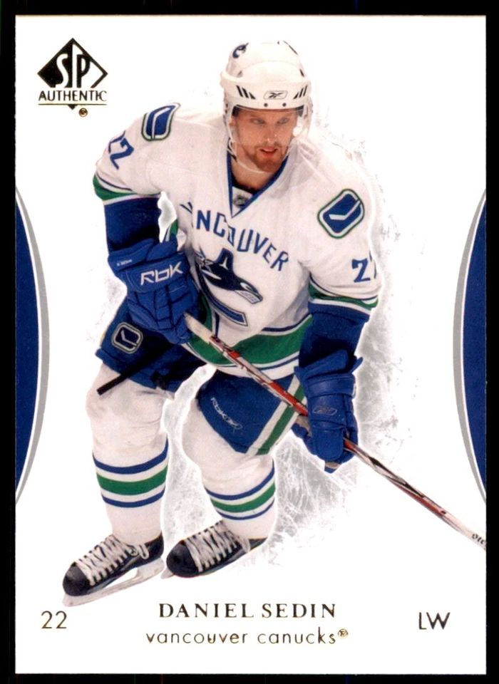 2007-08 SP Authentic Daniel Sedin #92 - Image 1 of 2