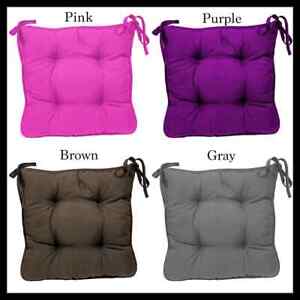 Cushion for chair pads with ties - rainbow pillow - handmade cushion for patio