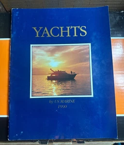 Yates 1990 por US Marine Bayliner Avanti folleto de ventas catálogo navegación EE. UU. - Imagen 1 de 3