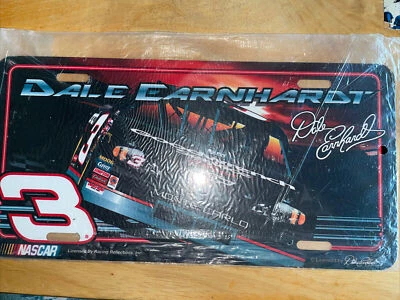 De colección Años 90 Dale Earnhardt Chevrolet Monte Carlo Placa de Licencia Nuevo de Lote Antiguo NASCAR ¡Raro!! Foto 1 de 4