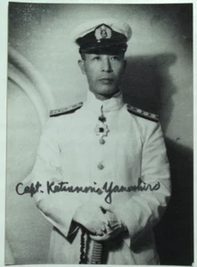 Katsumori Yamashiro Signed Photo Japanese Captain Amagiri Sinking JFK's PT-109 - Picture 1 of 4