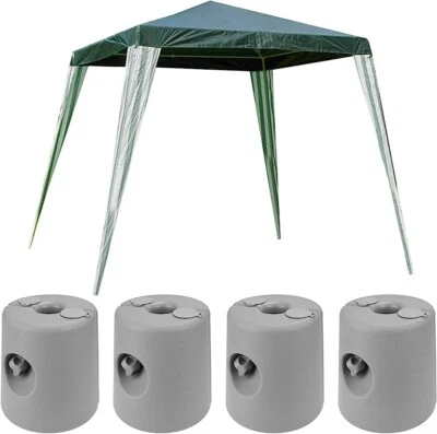 4pc GAZEBO LARGE FOOT LEG POLE WEIGHTS MARQUEE PARTY SHADE TENT MARKET UMBRELLA - Image 1 of 4