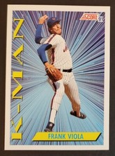 1991 Score #687 Frank Viola METS K-MAN insert baseball card NM/MT