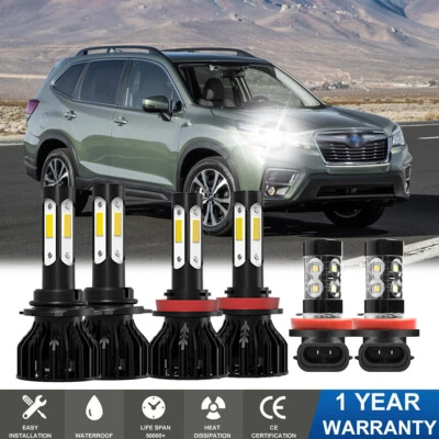Комбинированный комплект светодиодных противотуманных фар для Subaru Forester 2004 2005 2006-2008 годов выпуска - Изображение 1 из 4