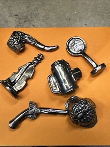 1996 metal Tokens from Sherlock Holmes Time Machine Game (6) pcs - Picture 1 of 7