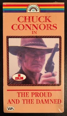 The Proud And The Damned (VHS, 1986, 1973 Film) Chuck Connors Brand New Sealed - Image 1 of 4