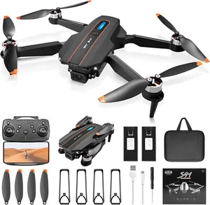 Profi intelligenter Drohne WIFI FPV Quadrocopter 4K 1080p Dual Kamera klappbar - Bild 1 von 24
