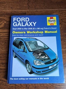 Ford Galaxy (Petrol & Diesel) 2000-2006 Haynes Owners Workshop Manual FREE P&P - Picture 1 of 3