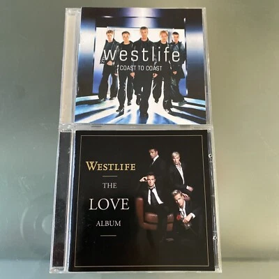 Westlife 2 💿 LOT: The Love Album & Coast To Coast  (UK IMPORTS) VG+/ US Seller Foto 1 de 3