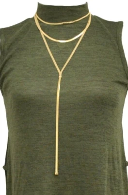 Thalia Soda  Gold Tone Layer  Necklace 20" - Image 1 of 2