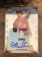 2018  Leaf Metal Perfect Game All-American PG Etch Silver Auto Hayden Mullins