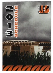2013 Cincinnati Bengals NFL Football Spielplan!!! Miller Lite - Bild 1 von 1