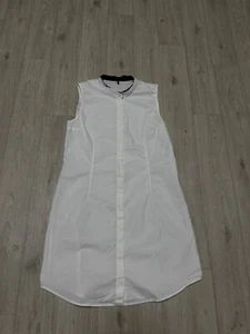 Jil Sander White Shirts Button Dress Sz 40 - Picture 1 of 12