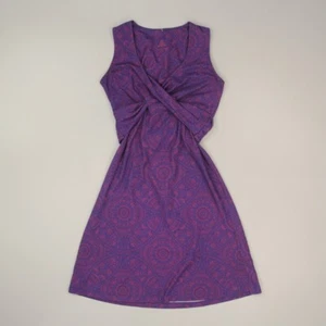 Prana Women's Twist Front Dress Size XS Purple Pink Sleeveless Stretch W3TWIS110 - Picture 1 of 6