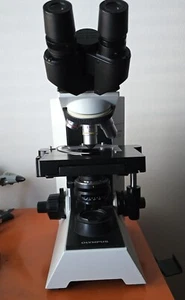 Olympus CH30 Binocular Microscope- 4 Original objectives 4x 10x 40x 100x - Japan - Picture 1 of 8