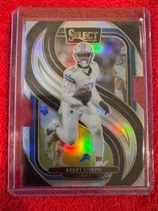 2024 Panini Select Premier Silver Prizm Die Cut Kerby Joseph #177 - Picture 1 of 2