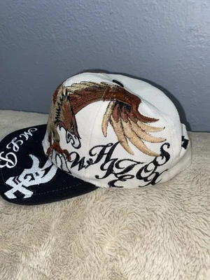RARO Chicago White Sox Vintage Eagle Big Logo Sombrero Snapback Años 90 ORIGININA COREA Foto 1 de 4