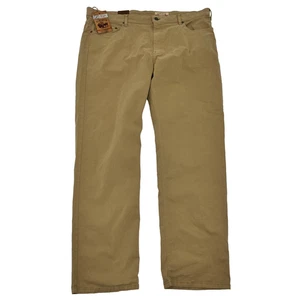 Orvis Herren Chino Hose Größe 42 x 32 Beige Five Pocket Stretch Flatfront Komfort - Bild 1 von 15