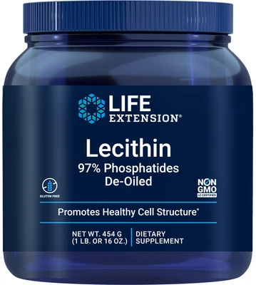 Tarro Life Extension GRÁNULOS DE LECITINA 16 OZ Foto 1 de 3