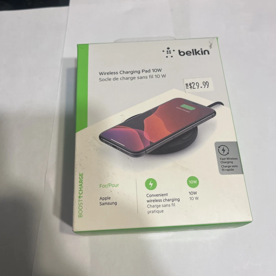 Belkin Boost Charge 10W Wireless USB Charging Pad - Black NEW - Image 1 of 1