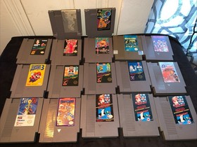 Lot Of 17 NES Nintendo Games Wild Gunman Mario Gumshoe Ice Climber Untested!