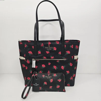 Kate Spade Chelsea Rose Toss Tote with Wallet NWT - Image 1 of 4