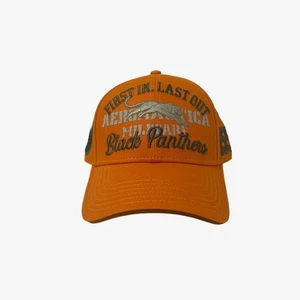 Cappello uomo aeronautica militare ha1207 pantere nere con ricami arancione ce25 - Imagen 1 de 2