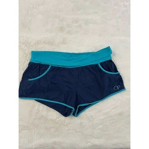 OP Ocean Pacific Women’s 2XL Blue Running Shorts Swim Beach Activewear VTG - Picture 1 of 11