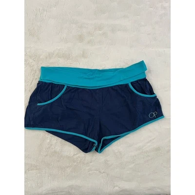 Pantalones Cortos para Correr OP Ocean Pacific Para Mujer 2XL Azul Natación Playa Ropa Activa De Colección Foto 1 de 4