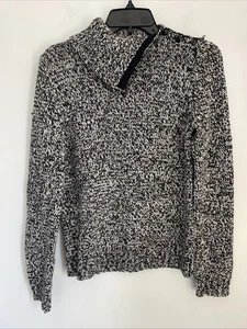 Chaps Damen Größe Petite Medium melierter Pullover geteilter Kragen - Bild 1 von 3