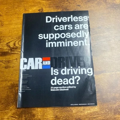 Car and Driver Magazine November 2017 Driverless Cars Foto 1 de 4