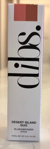 Dibs Desert Island Beauty Duo Shade 3 Full Deets Blush/Spill The Tea Bronzer NIB - Picture 1 of 4