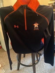 Under Armour Houston Astros Pullover Loose Herren M Baseball MLB bestickt - Bild 1 von 4