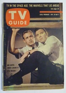 Chicago Apr 28 TV Guide 1962 87th PRECINCT Harper HOUSE OF WAX Vincent Price ad - Picture 1 of 4