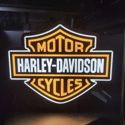 HARLEY-DAVIDSON Harley Davidson Motorcycles Led Light Sign Logo Bike Moto GP biker Motorbike