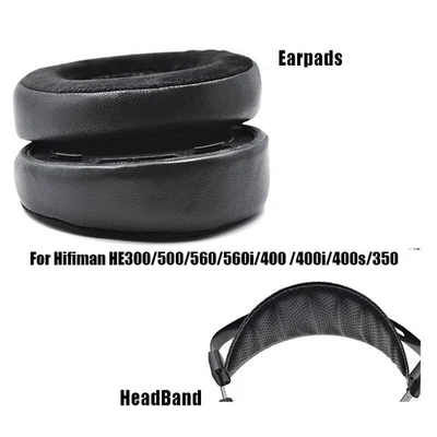 MARKENLOS Ersatz-Ohrpolster/Stirnband für Hifiman HE300/500/560/560i/400 /400i/400s/350 EC
