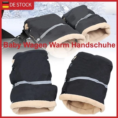 Paar Wasserabweisend Handwärmer Kinderwagen Handschuhe Handmuff Kinderwagenmuff - Bild 1 von 4
