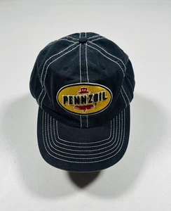Cappello Pennzoil Berretto Strap Back Uomo Taglia Unica Nero Ricamato Patch Pubblicità - Foto 1 di 8