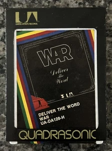 War - Deliver The Word Quad 8 Track Tape - Rebuilt And Tested With Sleeve - Picture 1 of 7
