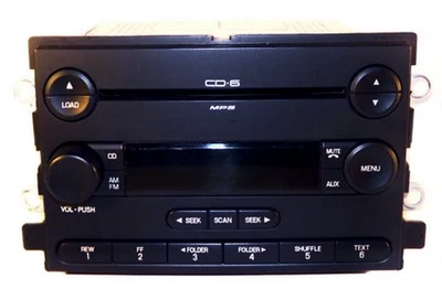 Ford Five Hundred Mercury Montego 2005-2007 AM FM mp3 6 discos CD 5G1T-18C815-FB Foto 1 de 3