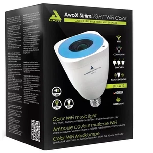 AwoX StriimLight WifF Color SLC-W13 - LED-Lampe mit integriertem Lautsprecher - Bild 1 von 2