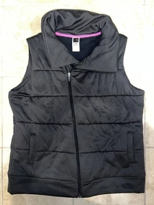 Chaleco para mujer The North Face gris acolchado cremallera completa chaqueta sin mangas XL - Imagen 1 de 10