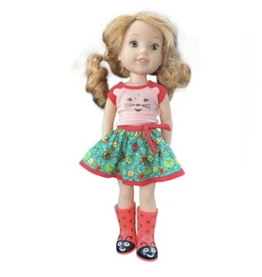 Muñeca American Girl Wellie Wishers WILLA ojos avellana/rubia fresa 14,5" Foto 1 de 4