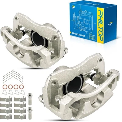 前刹车卡钳带支架适用于 2007 - 2018 年丰田凯美瑞 Avalon 雷克萨斯 ES350 — 第 1/4 张图片